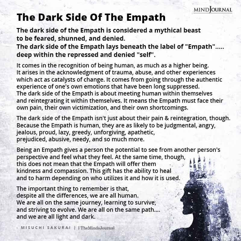 The Dark Side Of The Empath