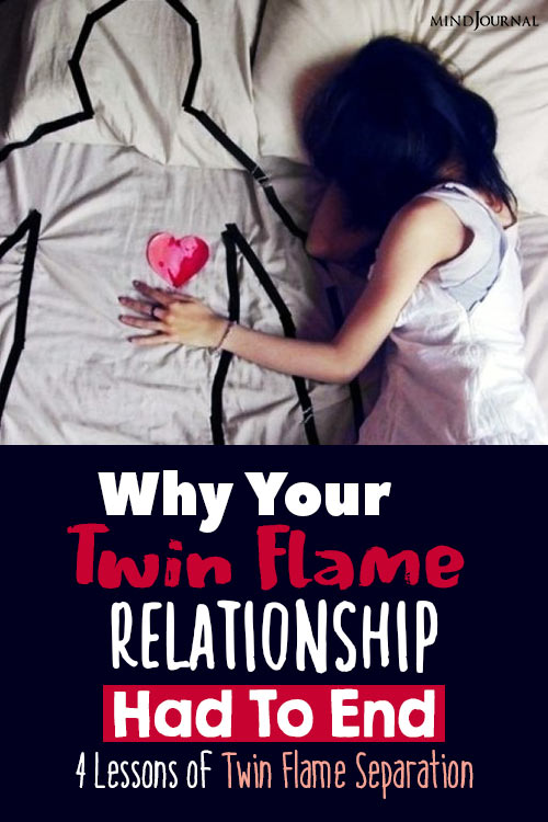 The Lesson of Twin Flame Separation pin