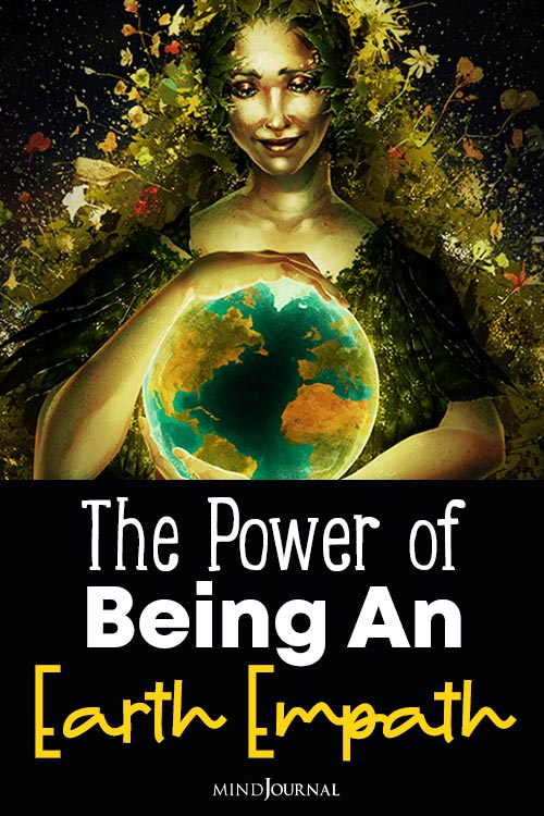 The Power of Being Earth Empath pin