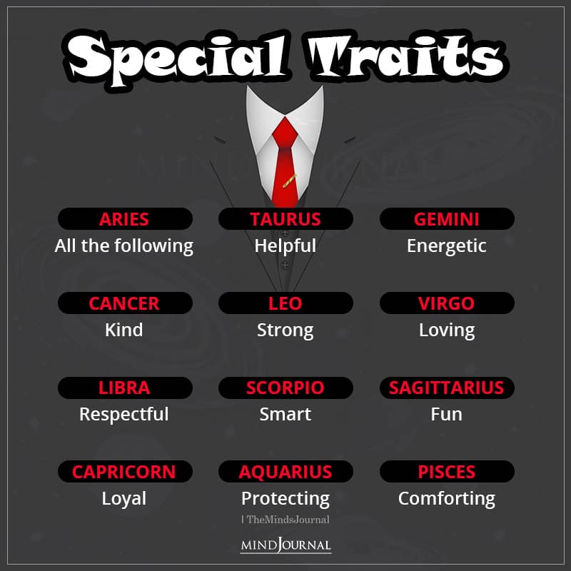 The Special Traits Of Zodiac Signs