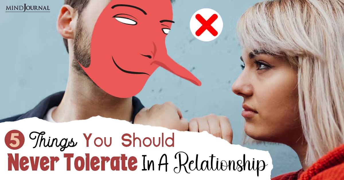 5 Types Of Unacceptable Behavior In A Relationship