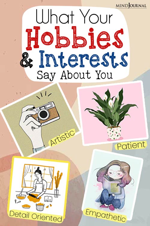 What your hobbies say about you pin