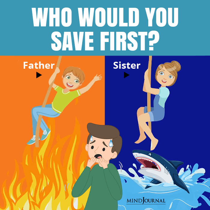 Who Would You Save First Father or Sister