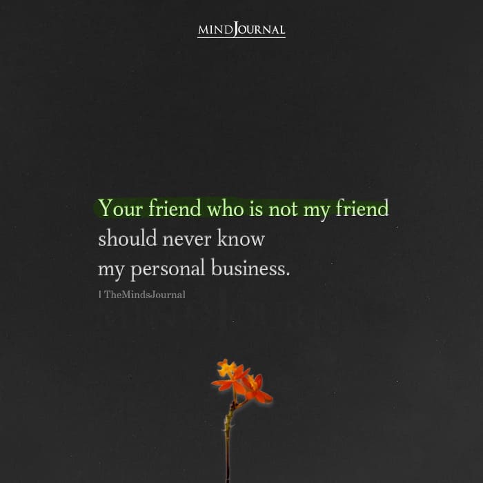 Your Friend Who Is Not My Friend