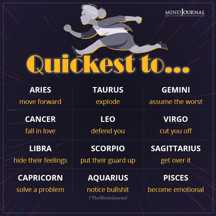 Zodiac Signs And The Things They Always Rush Into