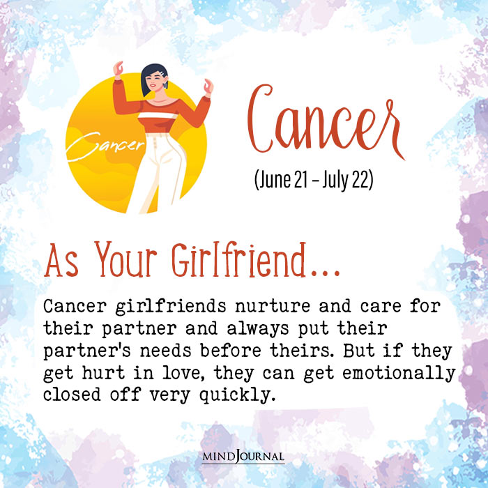 Zodiac Signs As Girlfriends cancer