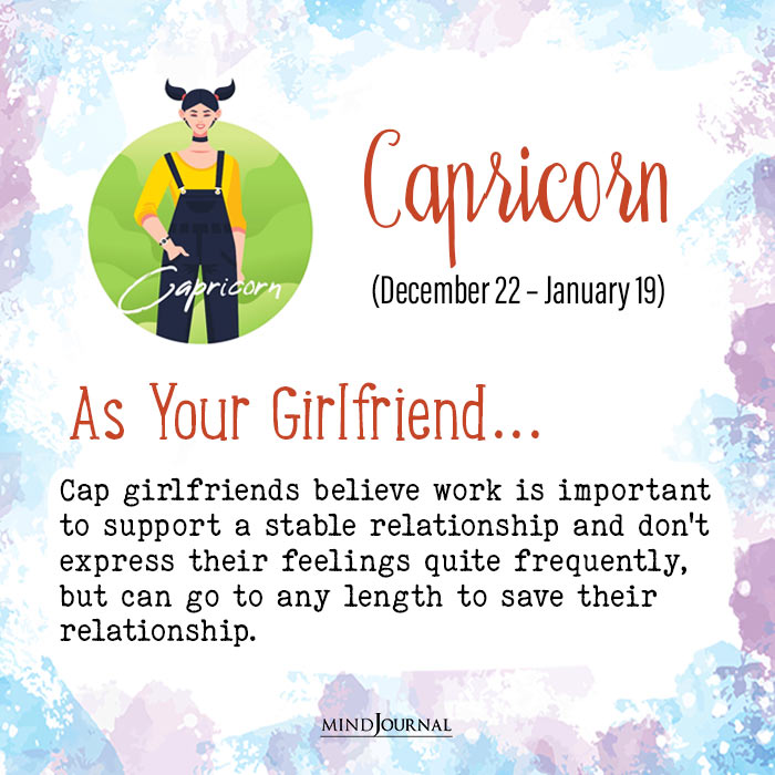Zodiac Signs As Girlfriends capricon