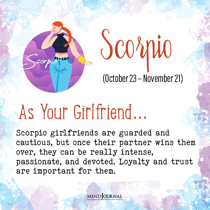 Zodiac Signs As Girlfriends scorpio