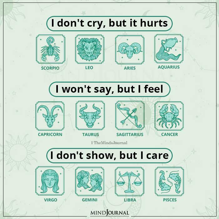 Zodiac Signs Who Keep Their Feelings Hidden
