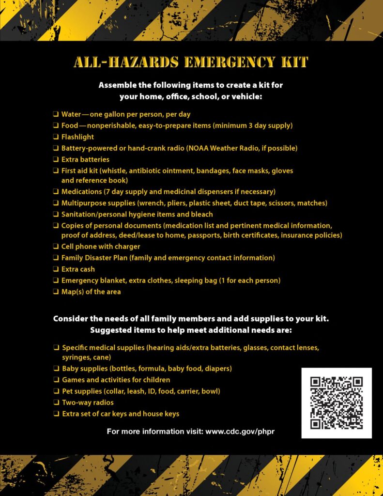 all-hazards emergency kit