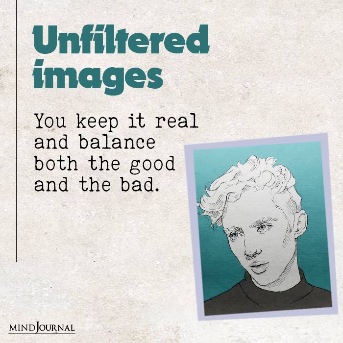 social media posts reveal you Unfiltered images