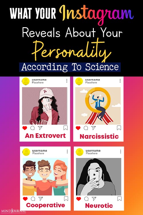 what social media says about personality pin