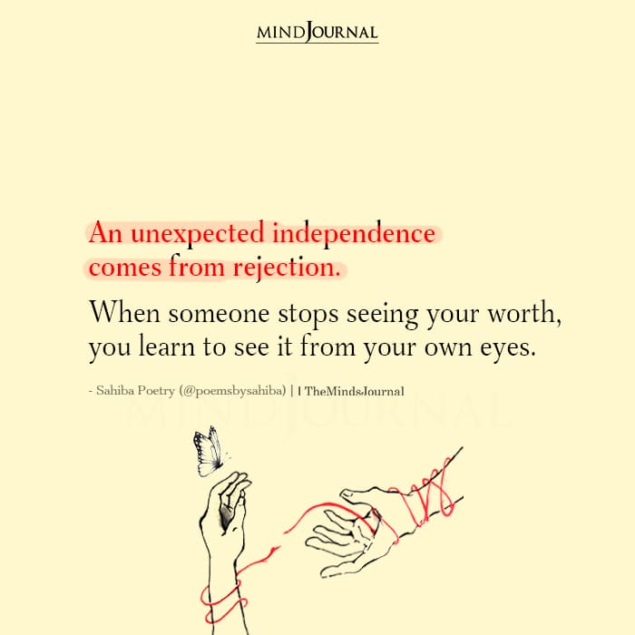 An Unexpected Independence Comes From Rejection