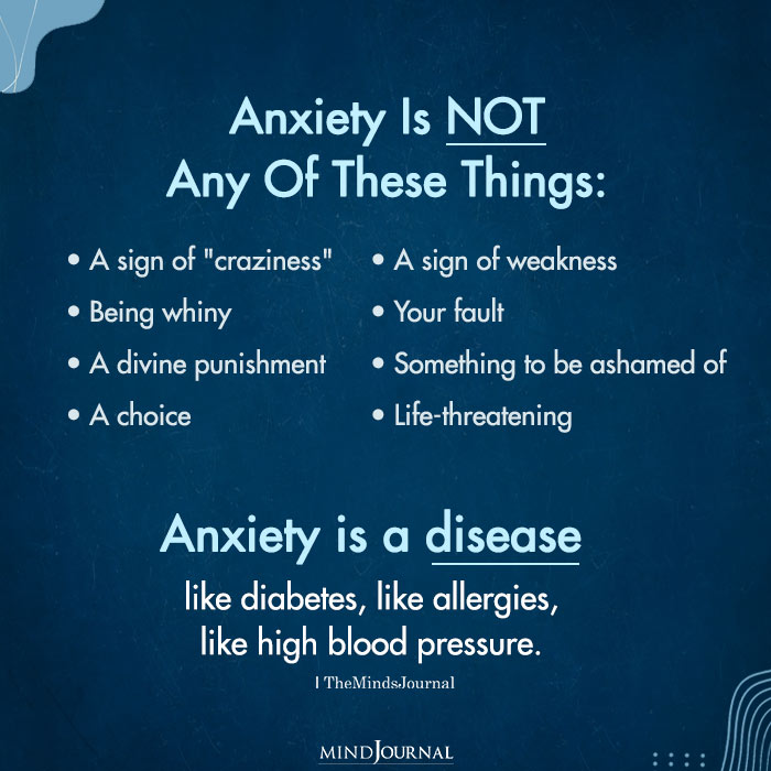 Anxiety Is Not Any Of These Things - Anxiety Quotes