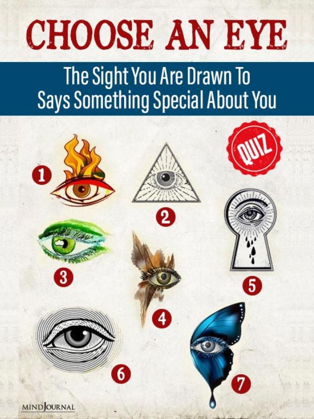 Choose An Eye: The One You Are Drawn To, Reveals Something About You