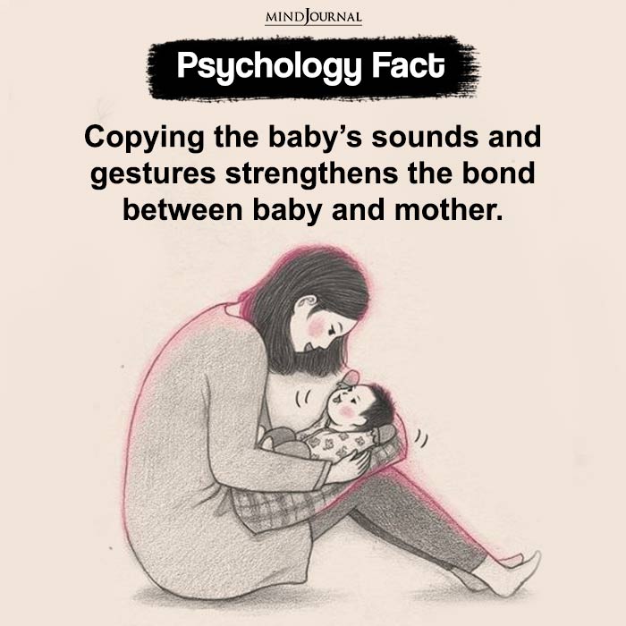 Copying the babys sounds