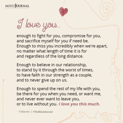 I Love You Enough To Fight For You - Love Quotes