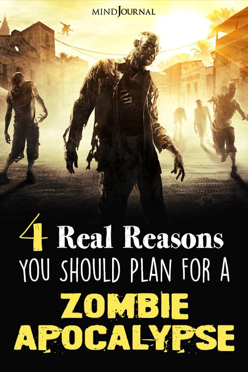 Real Reasons Zombie Apocalypse pin