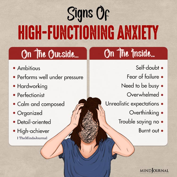 Signs Of High Functioning Anxiety