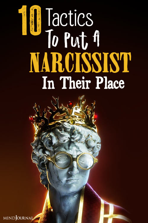 Tactics To Put A Narcissist In Their Place pin