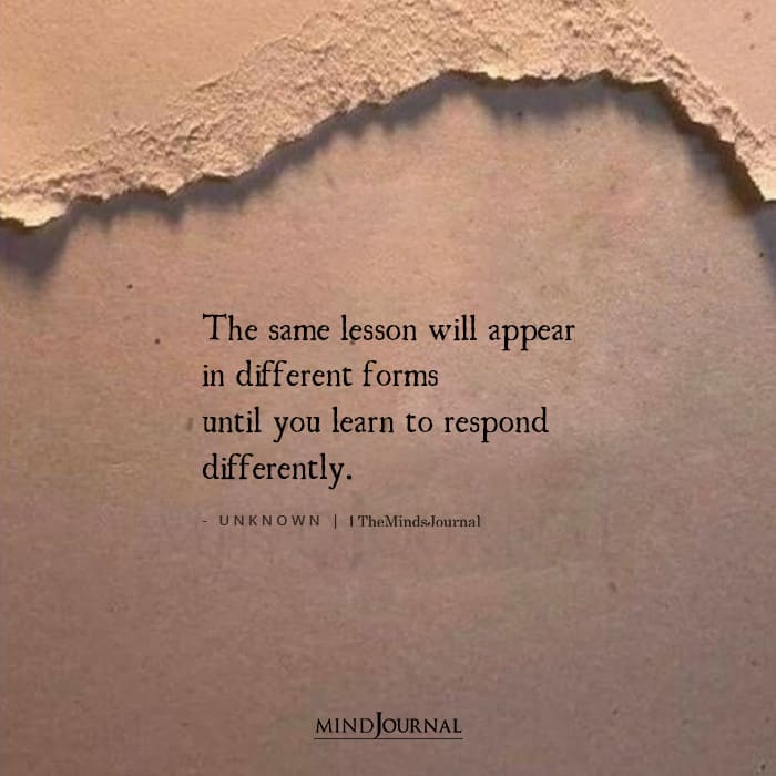 The Same Lesson Will Appear In Different Forms