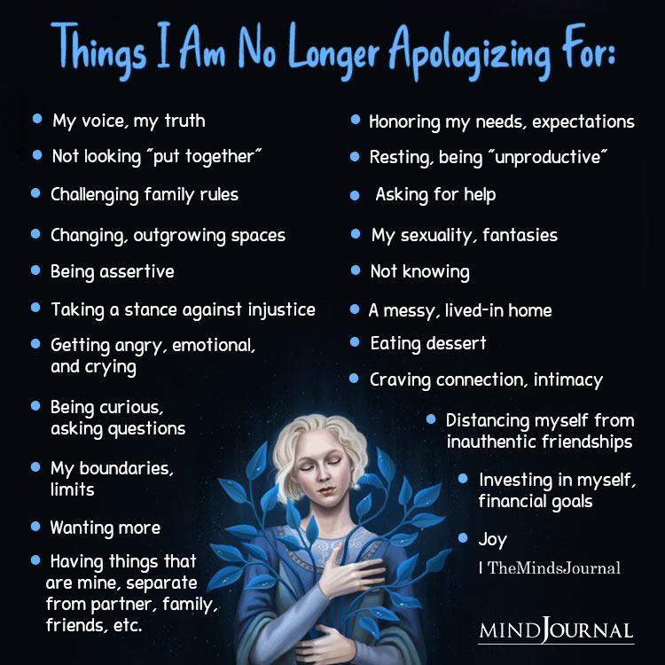 Things I Am No Longer Apologizing For