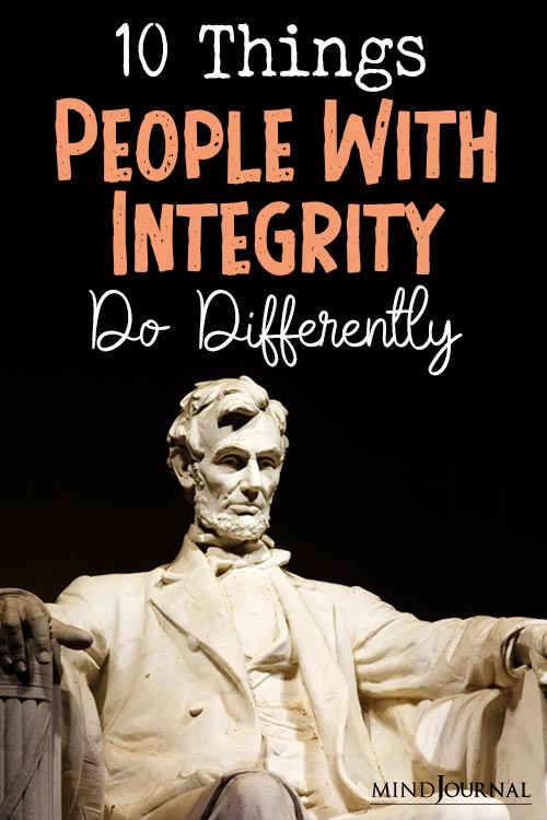 Things People With Integrity Do Differently pin