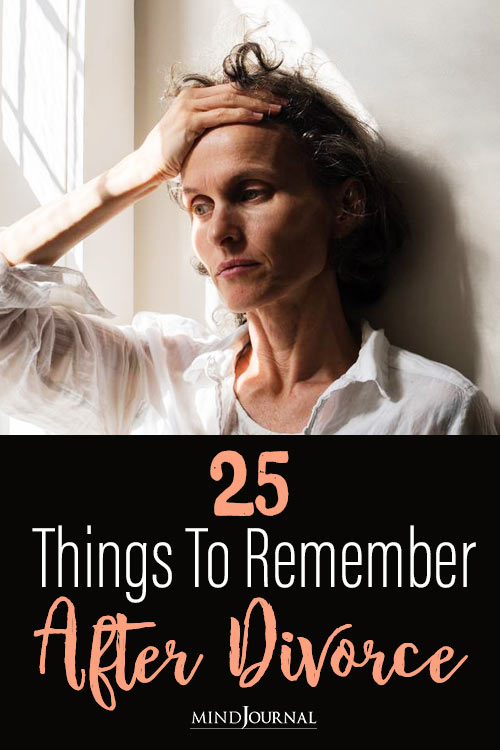 Things To Remember After Divorce pin