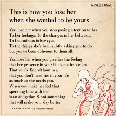 This Is How You Lose Her When She Wanted To Be Yours - Rania Naim Quotes