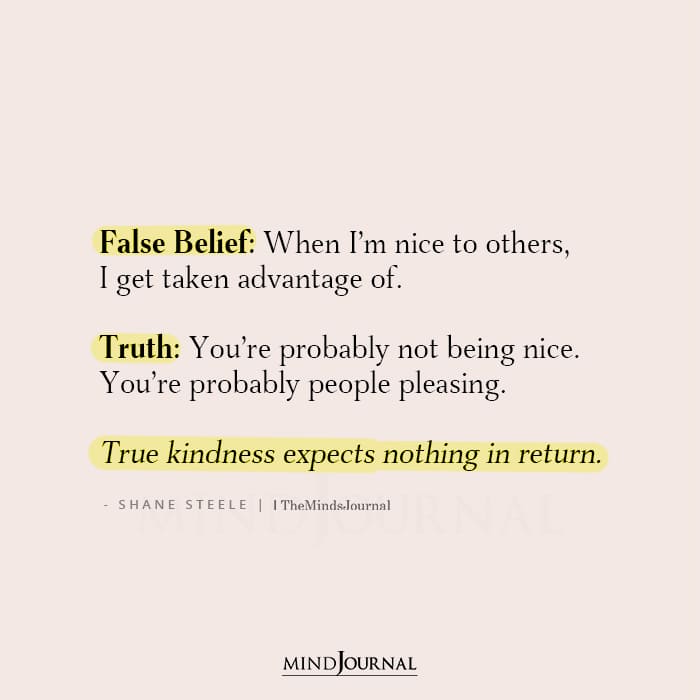 True Kindness Expects Nothing In Return