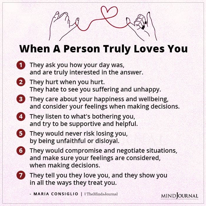 When A Person Truly Loves You