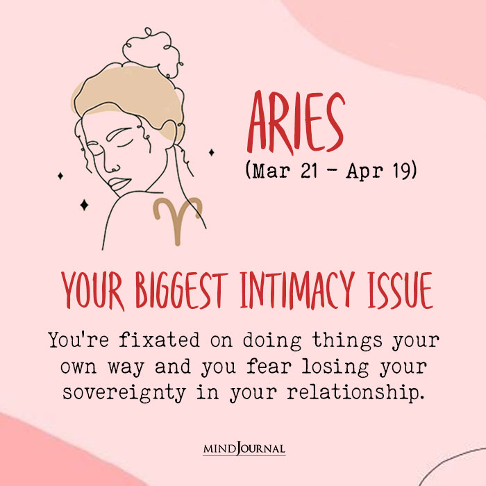 Your Biggest Intimacy Issue aries