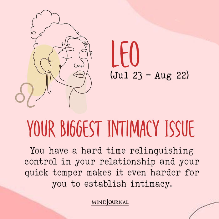 Your Biggest Intimacy Issue leo