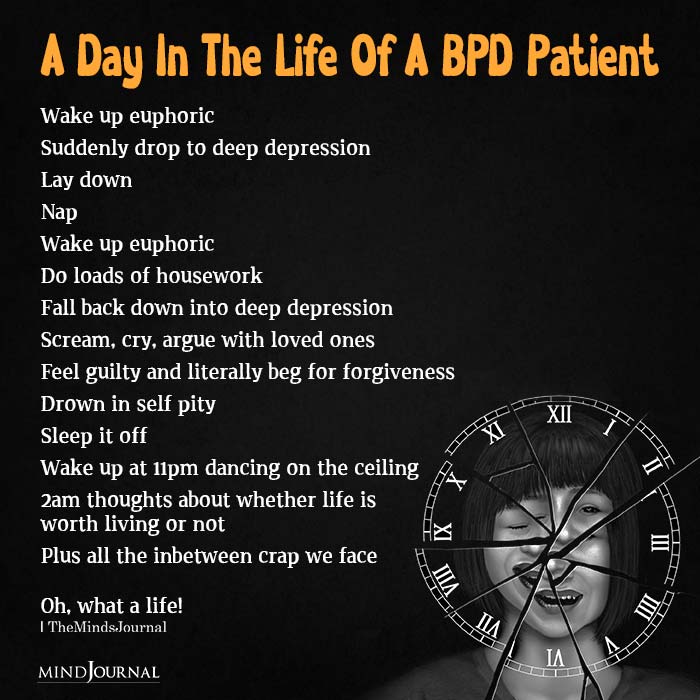 A Day In The Life Of A BPD Patient