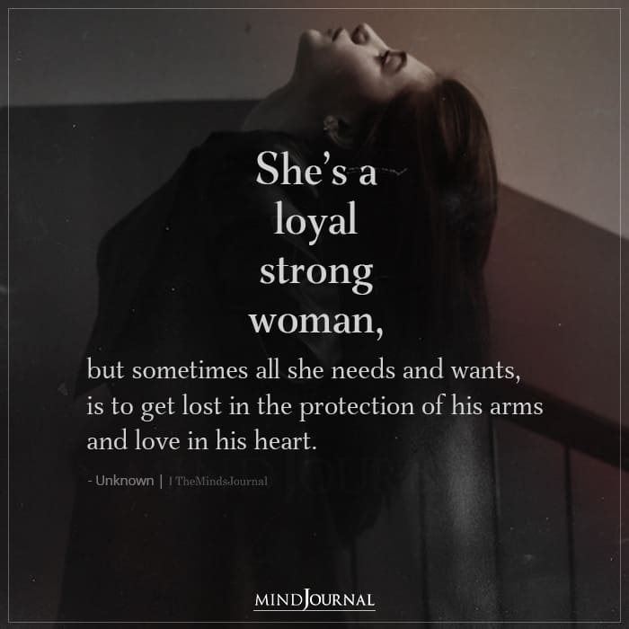 A Loyal Strong Woman