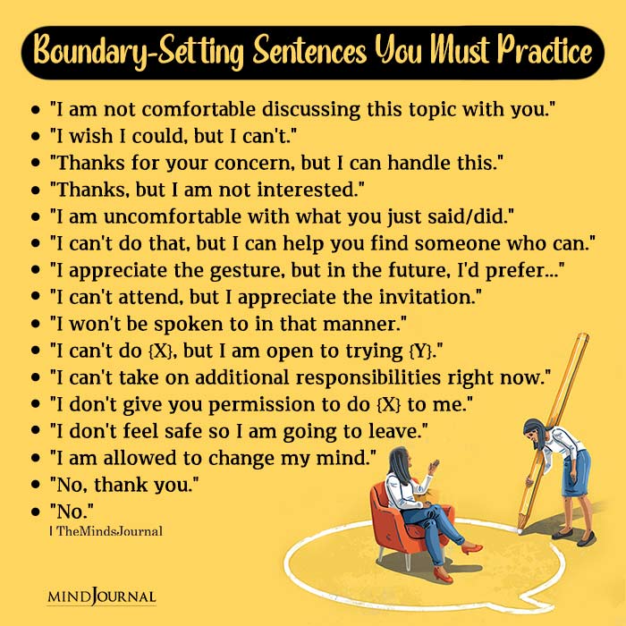 Boundary-Setting Sentences You Must Practice