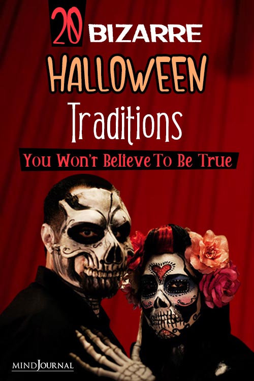 Weird Halloween Traditions pin