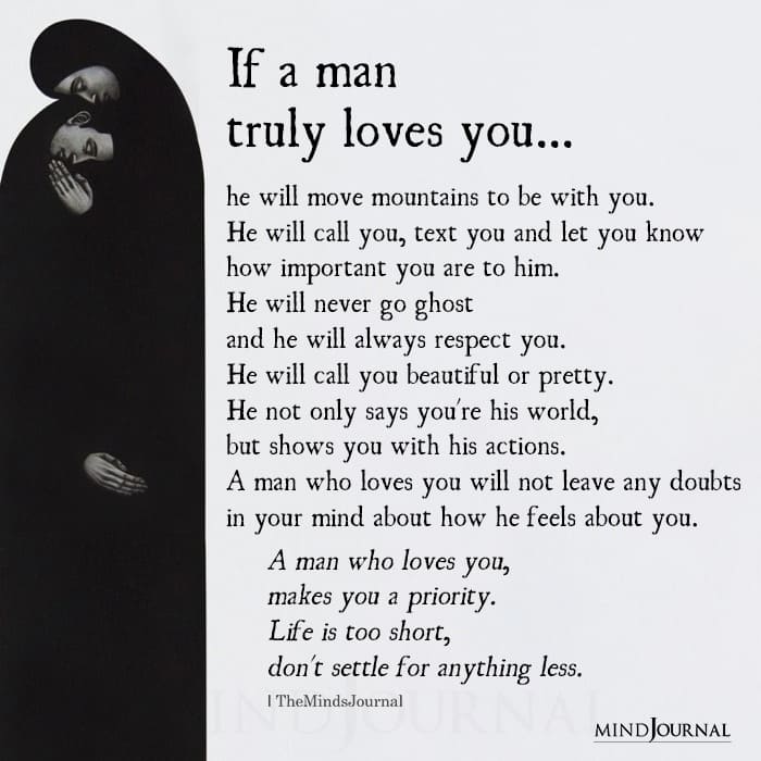 If A Man Truly Loves You