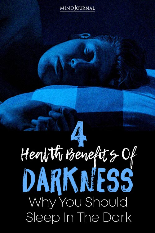 Is darkness good for your health pin