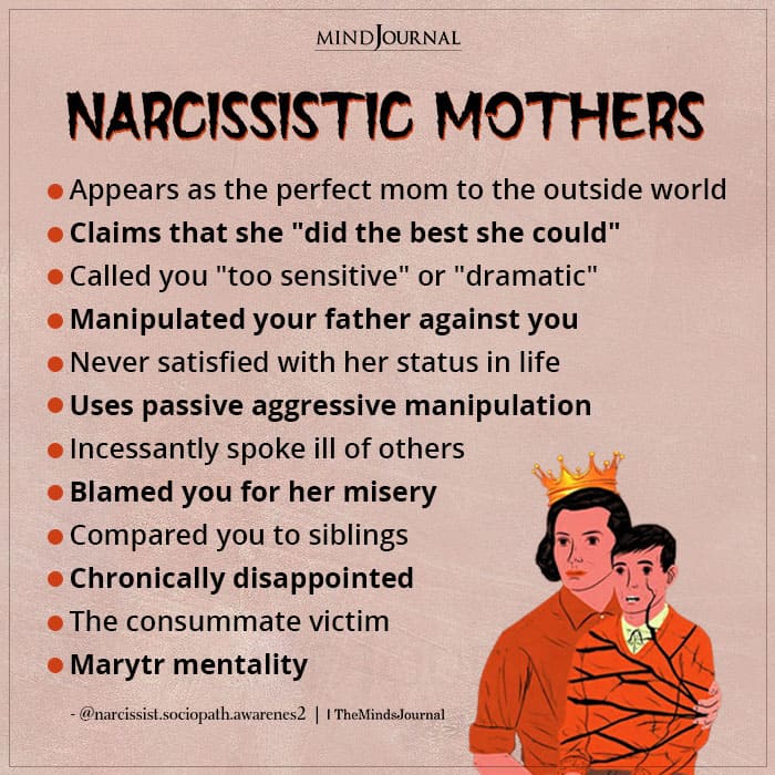 Sons of narcissistic mothers