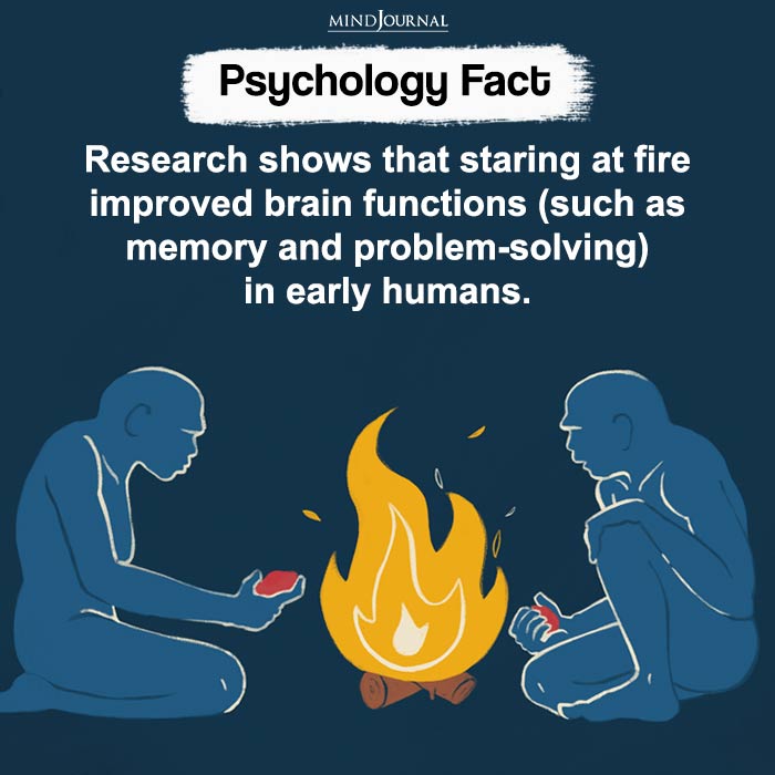 Research shows that staring at fire improved brain functions