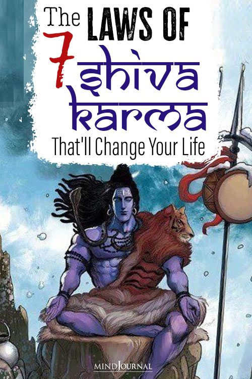 Seven Laws of Shiva Karma pin