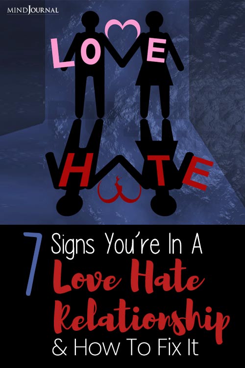Signs Love Hate Relationship Fix It pin