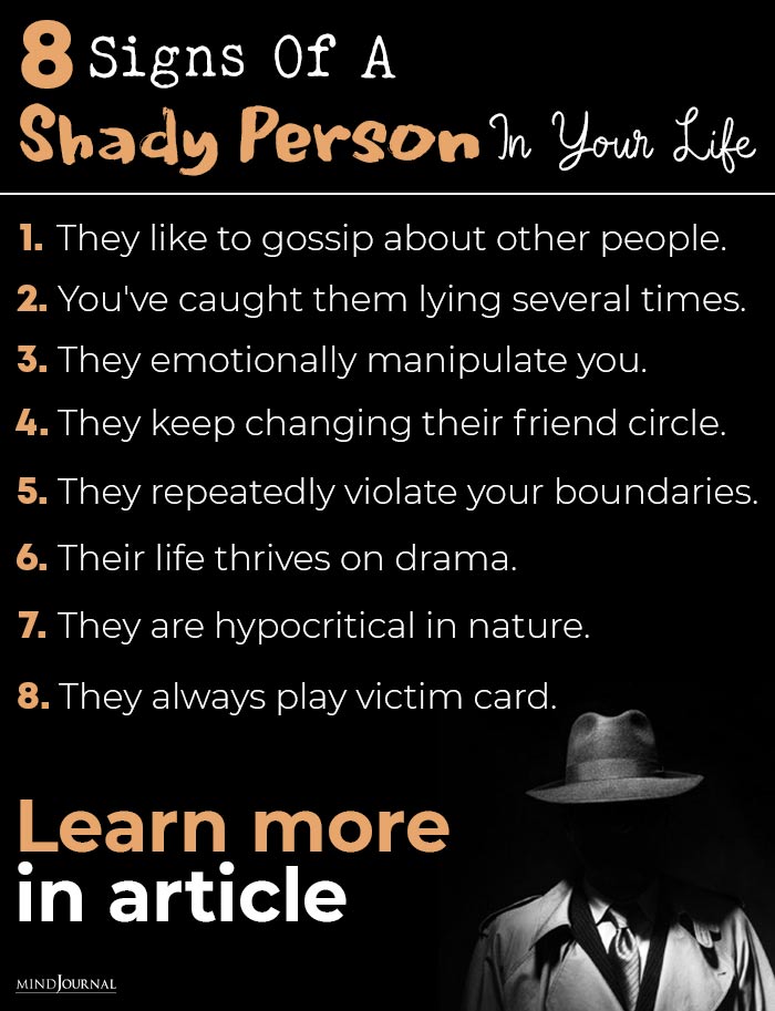 Signs Of A Shady Person In Your Life info