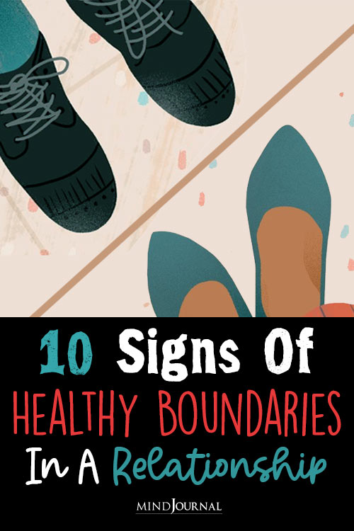 Signs Of Healthy Boundaries pin