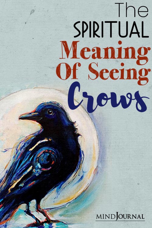 Spiritual Meaning Of Seeing Crows Crow Symbolism pin