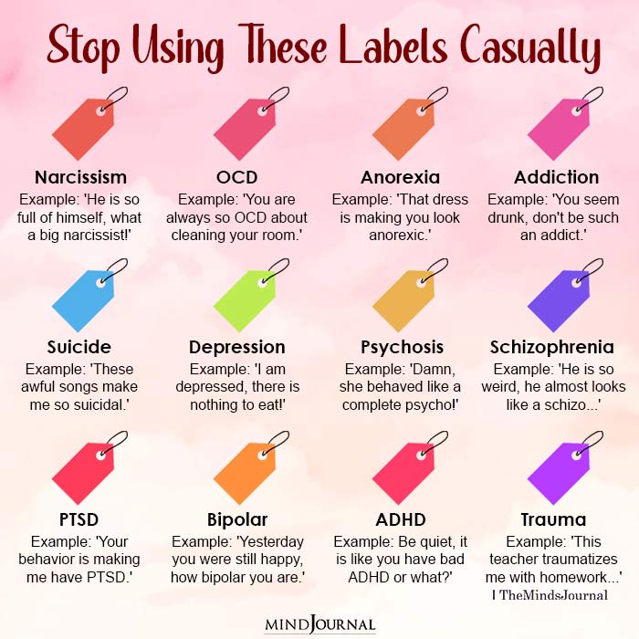 Stop Using These Labels Casually