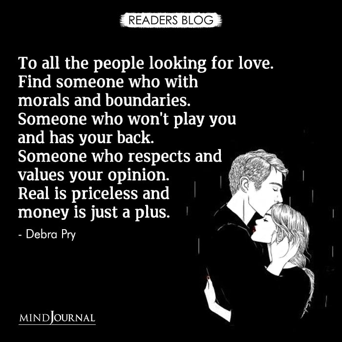 To All The People Looking For Love