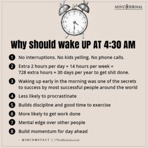 Why Should Wake Up At 4:30 AM - Motivational Quotes