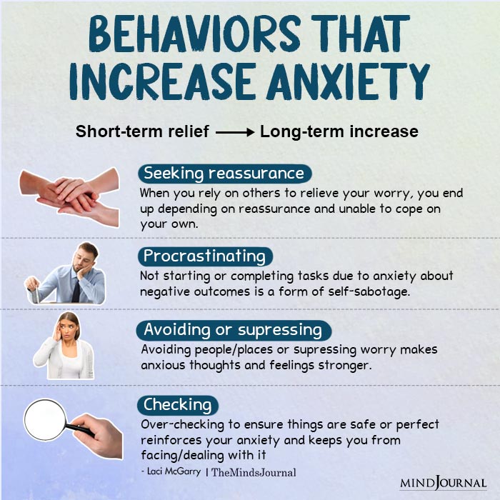 Behaviors That Increase Anxiety